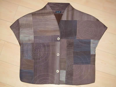 京都福知山「工房布美人」の柿渋染め 春先取りの洋服展