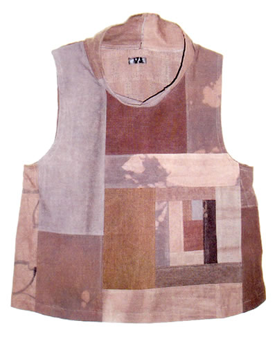 京都福知山「工房布美人」の柿渋染 -春爛漫の洋服展-