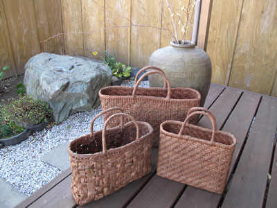 やまぶどうのかご展