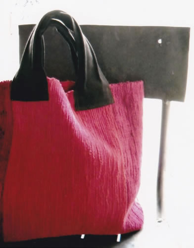 薄井ゆかり 裂き織りBag展