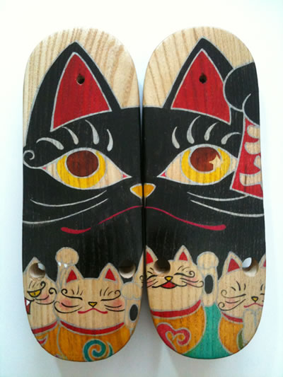 鈴木千恵アートな下駄展