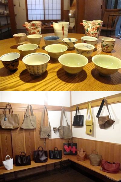 器と革バッグと 可児孝之・利恵子二人展